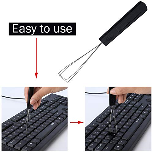 Fiada Keyboard Puller Keycap Removal Tool and 200 Pcs Rubber O-Ring Dampeners Plumbing Rubber O-Ring Seal for Switch and Mechanical Keyboard - Image 2