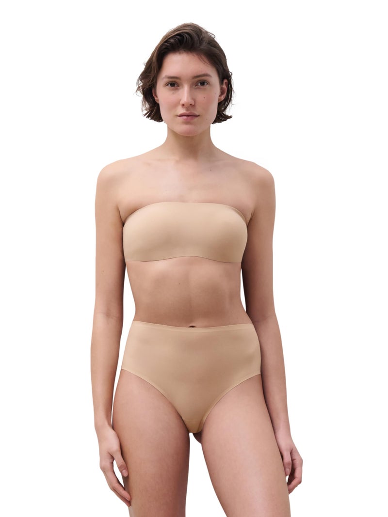 Chantelle Bra for Women, SoftStretch Padded Bandeau Bralette Ultra Nude - Image 2