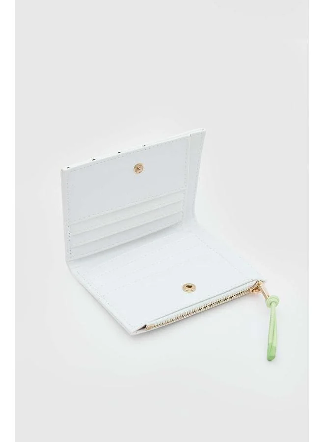 Shule Bags  Benito Polka‑dot Women's Wallet – White. for Women | Best Price UAE