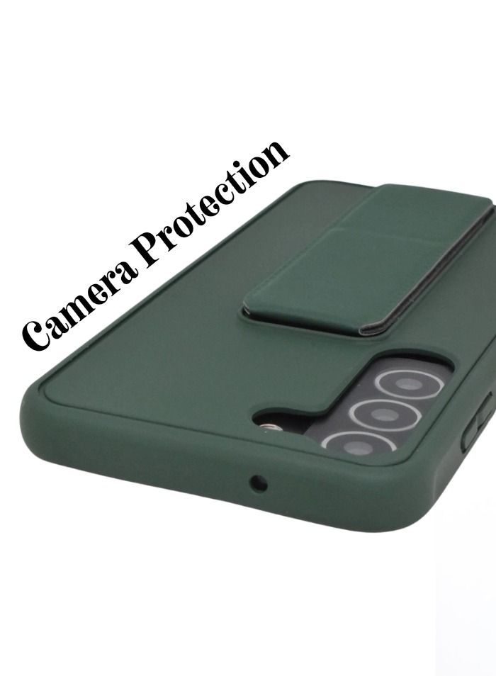 BORTONY Galaxy S23 Case Fully Covered With Finger Grip Stand Holder Anti Slip Shockproof Protective Case Cover For Samsung Galaxy S23 5G - Image 5