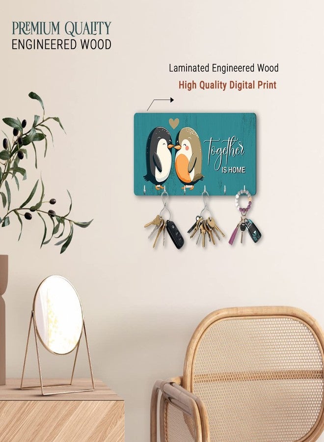 HOTHOUSE Welcome Unique Stylish Modern Wooden Key Holder - D (Key Holder 4) - Image 4