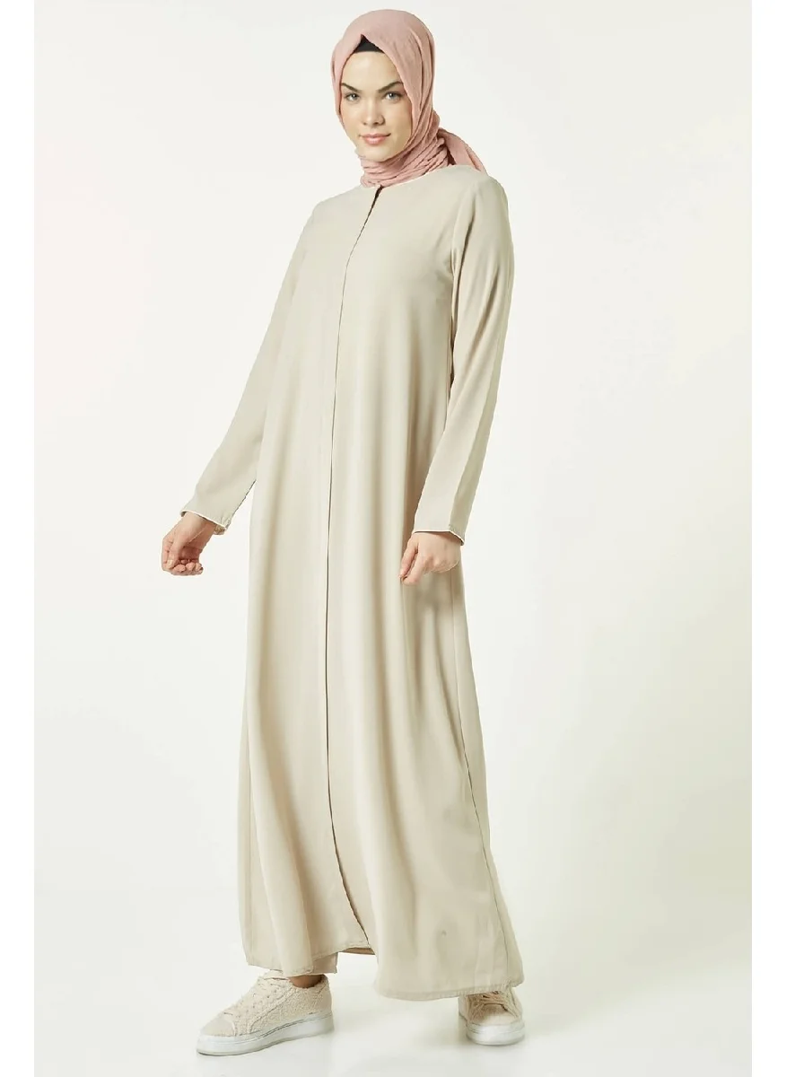 İhvan Ihvan Elit Fabric Cream Aveze Abaya
