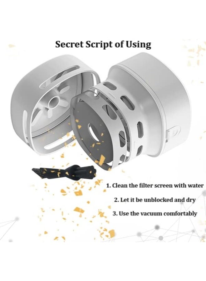 Bukela Desk Vacuum Cleaner, Upgraded Mini Desktop Vacuum AA Battery More Durable Desk Accessory Sucks up Tiny Items and Crumbs from Desktop Drawer Countertop Ideal as an Easter White Elephant Gift - Image 2