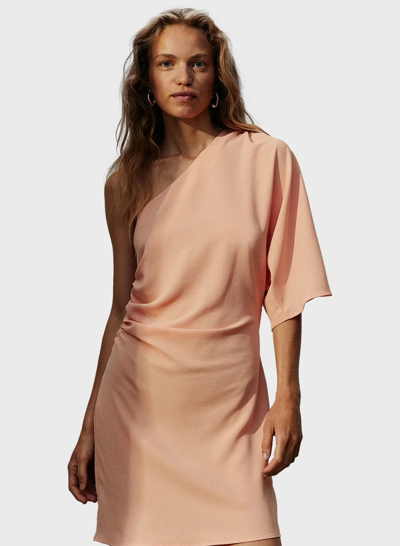 H&M Asymmetric Mini Dress