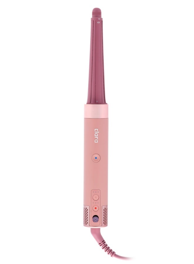 Clara Multi Styler Add-On Attachment - DuoCurl Hair Curler R & L (Pink) – Dual Direction Curling Wand for Effortless Waves pink - Image 1
