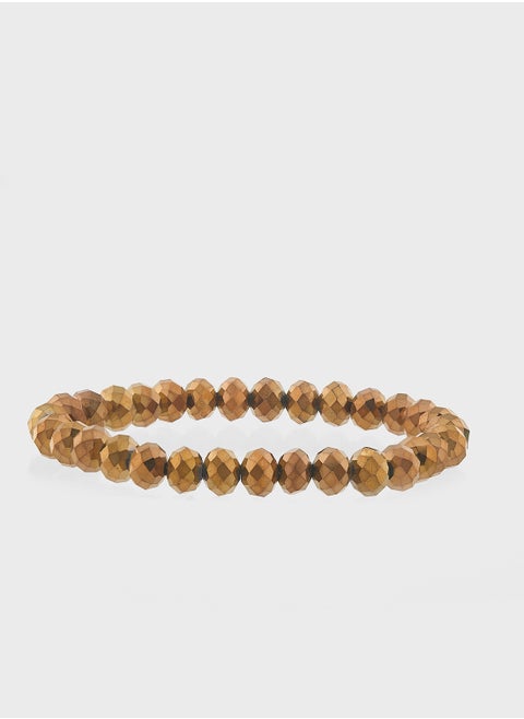 Glass Bead Stacker Bracelet
