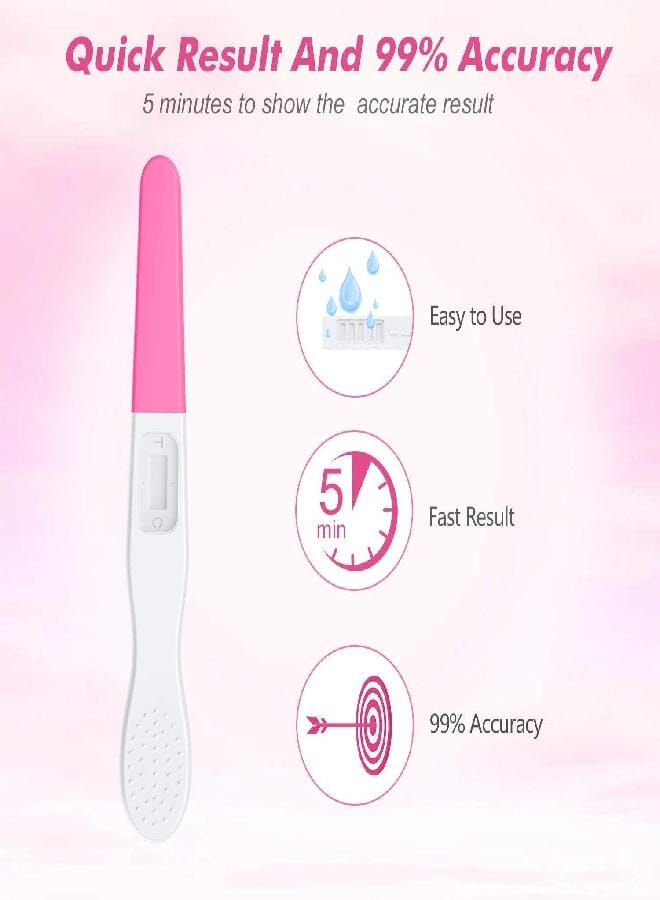 MomMed Pregnancy Test, 5 HCG Home Pregnancy Midstream Test, Accurately Detect Early Pregnancy, High Sensitivity Result for Women Home Testing - Image 4