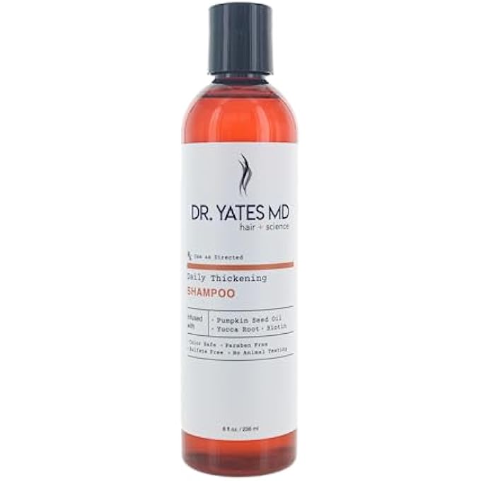 Dr. Yates MD THICKENING SHAMPOO, ADDS VOLUME AND SUPPORTS PREVENTION OF LOSS, FOR MEN AND WOMEN (240ML) - Image 1