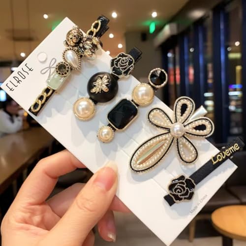 Elrose Hair Clips for Women Stylish Hair Accessories For Girls Metal Hair Clips Combo Set (COMBO-1:PACK OF 10) - Image 2