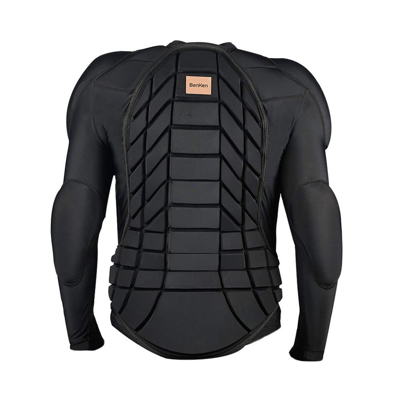 BenKen Men's Women's Professional Anti-Collision Sports Shirts Motorcycle Protective Jacket Full Body Armor Protector Back Protector for Skateboarding Skating Snowboarding Cycling - Image 2