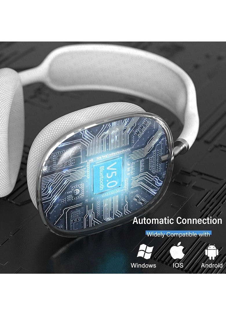 Generic - P9 Pro Wireless Bluetooth Headphones, Active Noise Cancelling Over-ear Headphones With Microphones, Lightweight Hifi Audio Adjustable Headphones, Portable Sports Gaming Headset For Music, (Blue) - Image 1