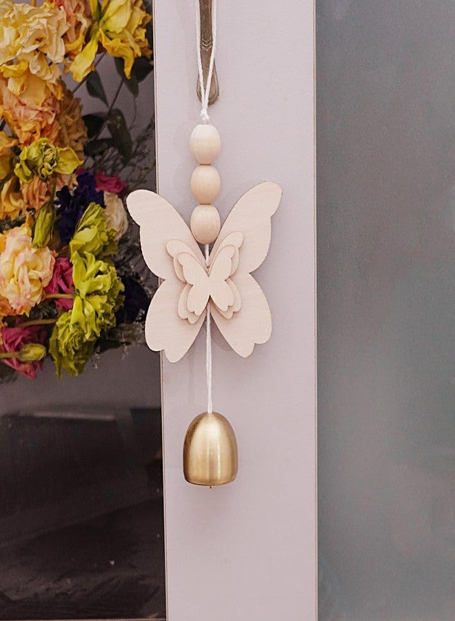 Afiaiwei Butterfly Hanging Bell for Door Opening - Good Luck Decoration for Entrance, Window, and Wall - Wind Chime Home Decor - Image 1