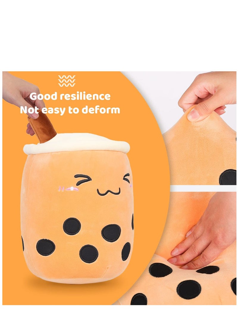 Excefore 9.4 inch Boba Plush Stuffed Bubble Tea Plushie Cartoon Milk Tea Cup Squishy Pillow, Soft Kawaii for Kids - Image 5