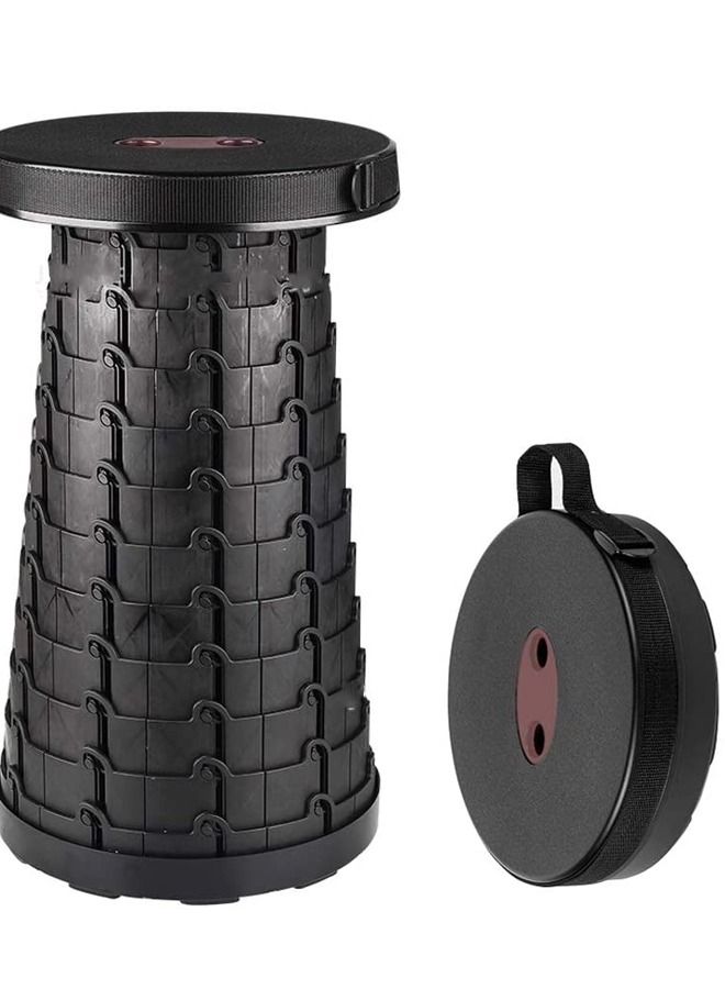 PADOM Upgrade Version Portable Telescoping Stool Retractable ，It Can Be Bearing 180Kg, Hight Adjustable Easily, Folding Stool For Garden Camping Stools Fishing Hiking Traveling Bbq, Patent Design - Image 1