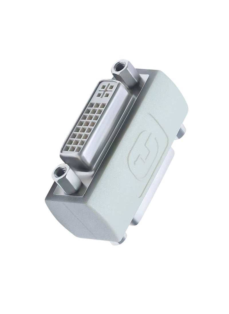 DTECH DVI Adapter Female to Female DVI-I to DVI-I Coupler to Extend Monitor Cable Compatible with PC Desktop Computer Monitor Projector