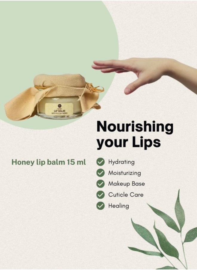 Soap&Friends Soap&Friends Natural Honey Lip Balm - Lip Balm with Natural Butters and Oils, 30 ml  - Image 4
