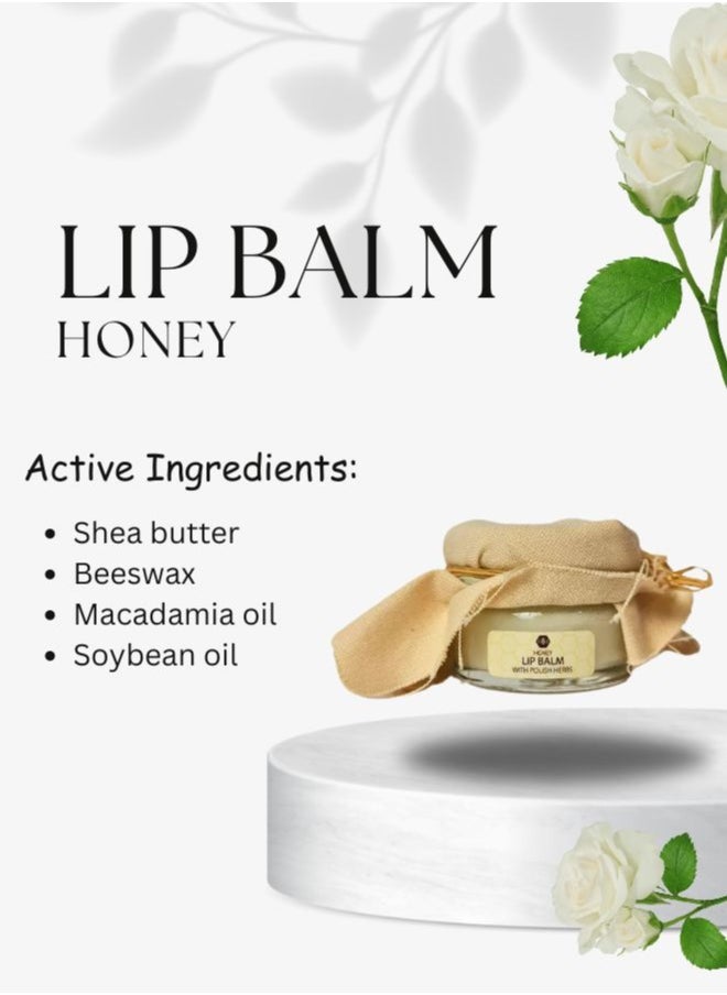 Soap&Friends Soap&Friends Natural Honey Lip Balm - Lip Balm with Natural Butters and Oils, 30 ml  - Image 5