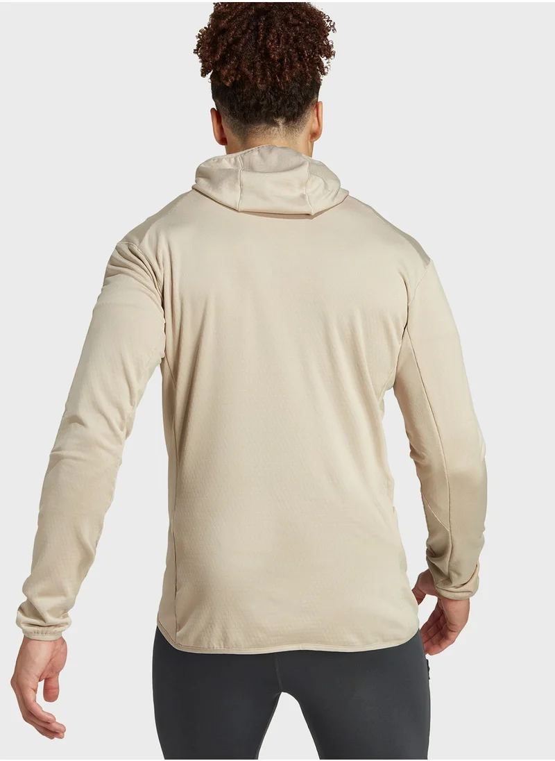 Adidas Xperior Light Fleece Hooded Jacket