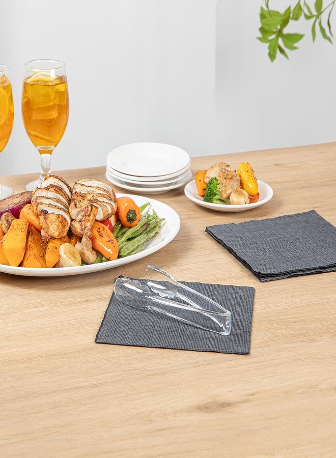 ريستورنت وير مجموعة ملاقط مطبخ بلاستيكية متينة للاستخدام مرة واحدة، مقاس 7.5 بوصة، مزودة بحواف مسننة، مثالية لتقديم الأطعمة الساخنة والباردة في المناسبات الخاصة، حفلات الزفاف، أو البوفيهات. - Image 4