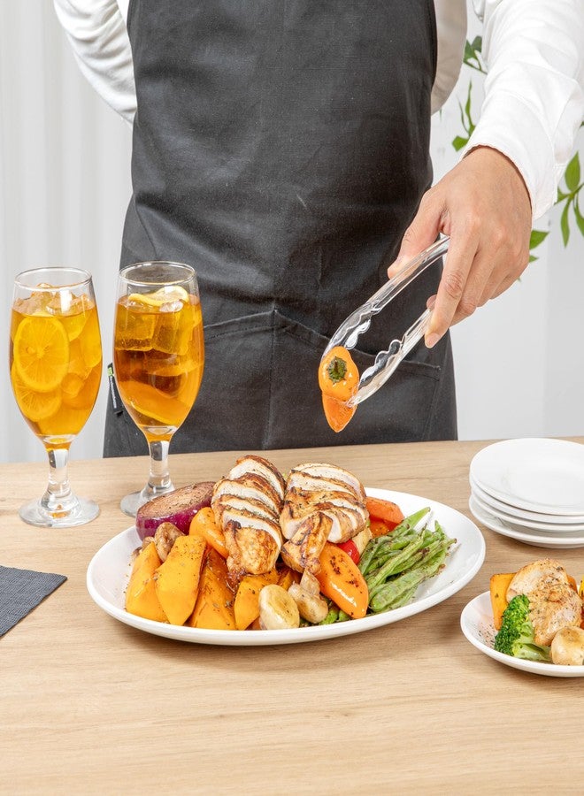 ريستورنت وير مجموعة ملاقط مطبخ بلاستيكية متينة للاستخدام مرة واحدة، مقاس 7.5 بوصة، مزودة بحواف مسننة، مثالية لتقديم الأطعمة الساخنة والباردة في المناسبات الخاصة، حفلات الزفاف، أو البوفيهات. - Image 5