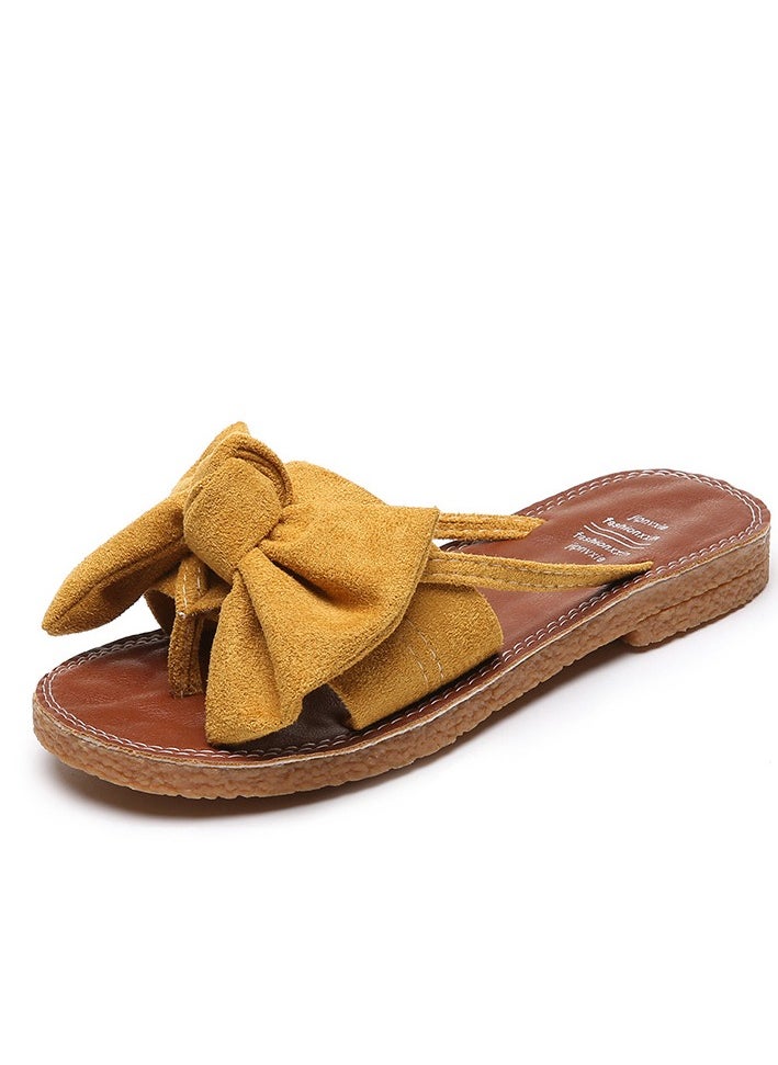 KUYING New Fashion Outgoing Flat Bottom Slippers  - Image 1