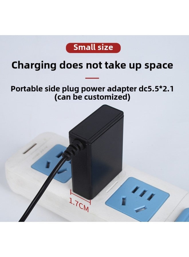 Ultra-thin Led Lamp With Power Adapter 12v1a American European Regulations British Regulations Atmosphere Light Bar Power Supply-Color:Us Regulations-Specifications:Black Regular - Image 4