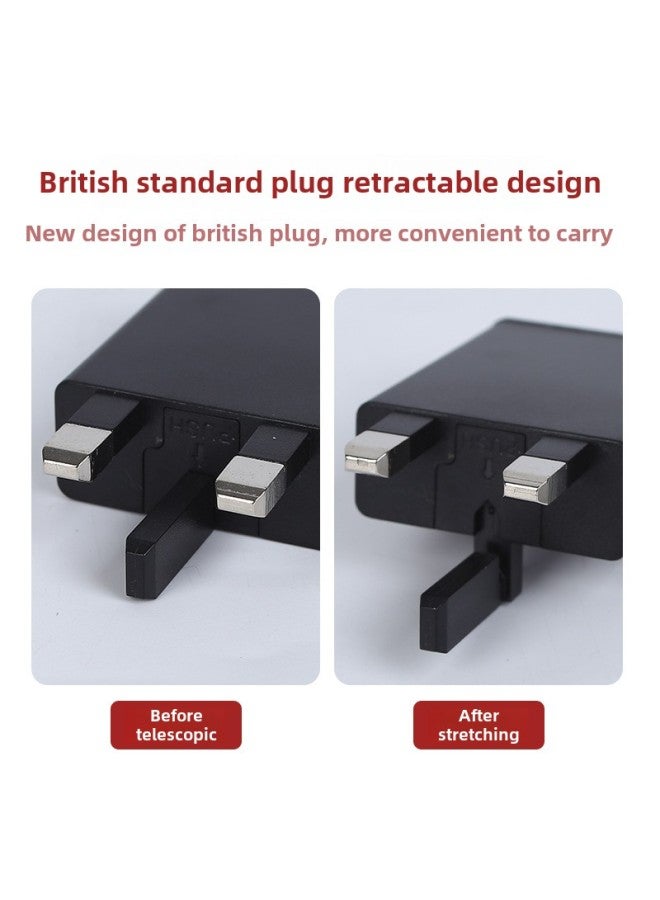 Ultra-thin Led Lamp With Power Adapter 12v1a American European Regulations British Regulations Atmosphere Light Bar Power Supply-Color:Us Regulations-Specifications:Black Regular - Image 5