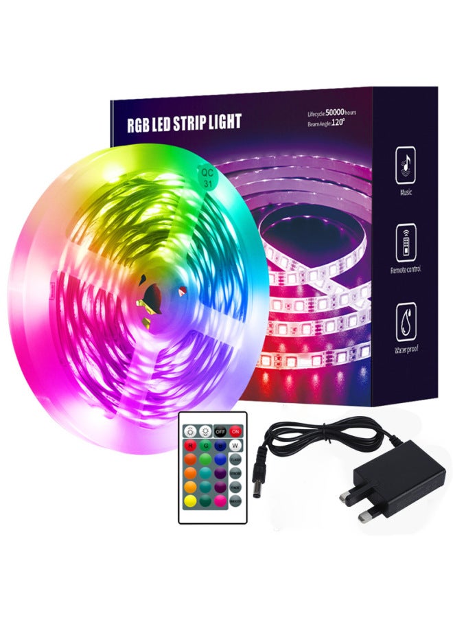 Ultra-thin Led Lamp With Power Adapter 12v1a American European Regulations British Regulations Atmosphere Light Bar Power Supply-Color:Us Regulations-Specifications:Black Regular - Image 3