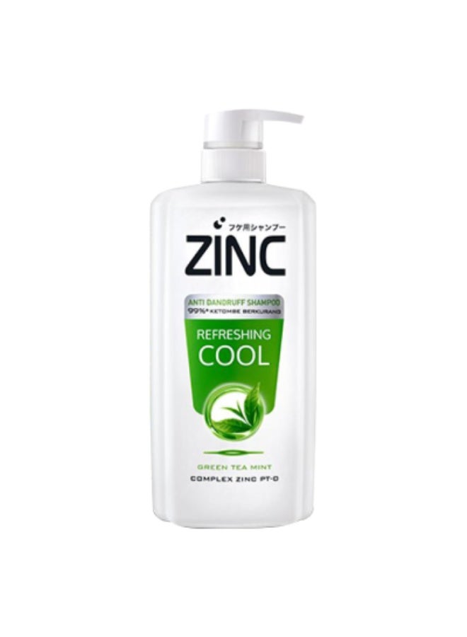 Anti Dandruff Shampoo Refreshing Cool Green Tea And Mint 680 ML