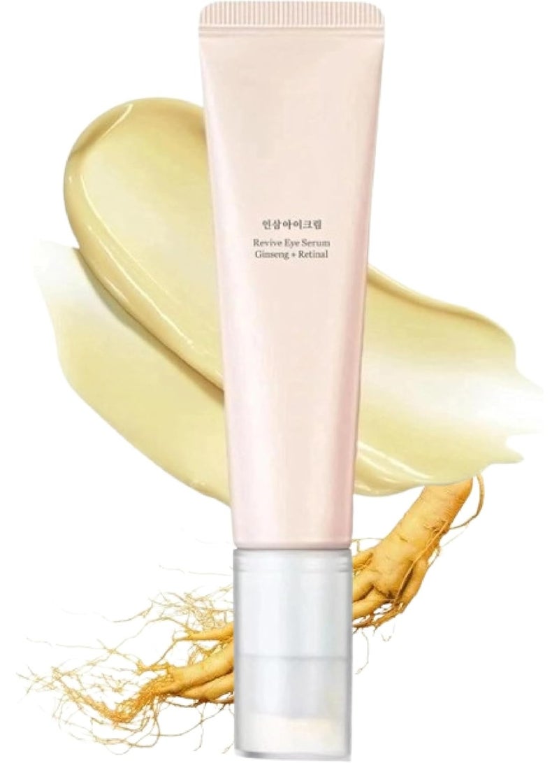 Revive Eye Serum with Ginseng and Retinal - Anti-Aging and Brightening Eye Treatment - 30ml (1 fl. oz.) - Reduces Fine Lines, Dark Circles, and Puffiness While Firming and Hydrating Delicate Under-Eye Skin for a Youthful Appearance - Image 1