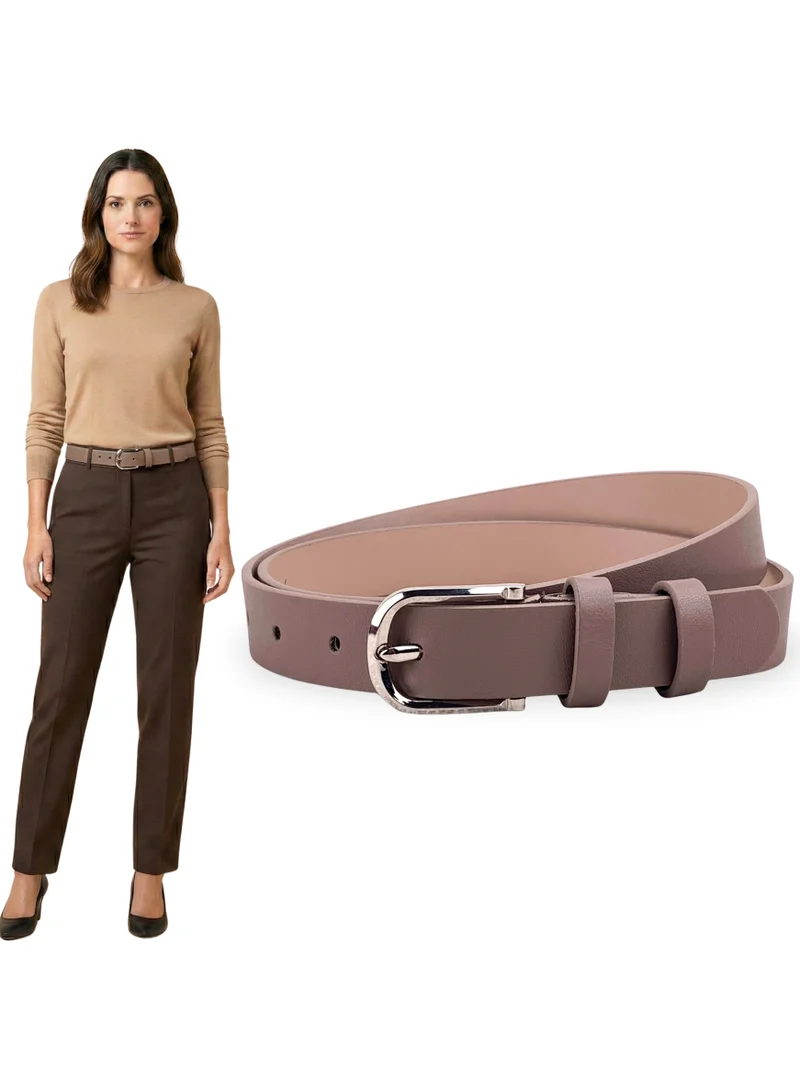 Classic Milano Classic Milano Women's Belt with Gift Box; Faux Leather Ladies Belt for Dresses, Jeans & Gowns; Stylish Womens Belt; Adjustable Girls Belt; Belt for Women | Full Length: 110 CM (Free Size - Fits up to the waist of 40 Inches / 100 CM)