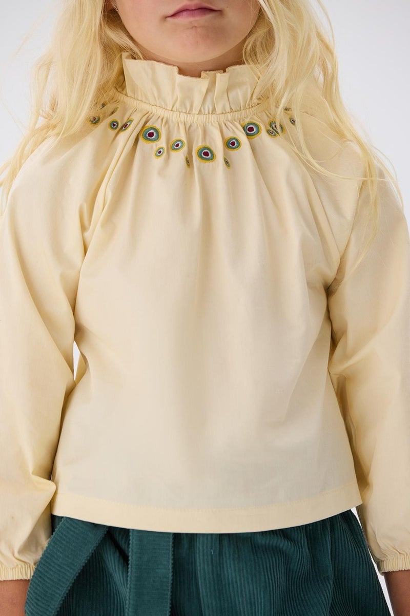 TYESS Girls Beige Blouse  - Image 3