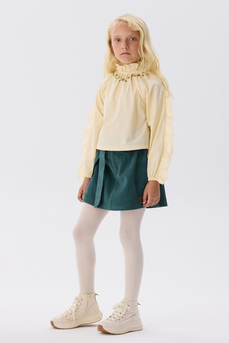 TYESS Girls Beige Blouse  - Image 1