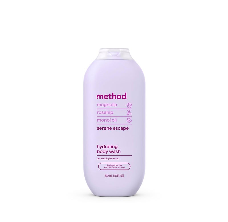 Method Body Wash, Serene Escape, Magnolia + Rose Hip + Monoi Oil notes, 18oz - Image 1
