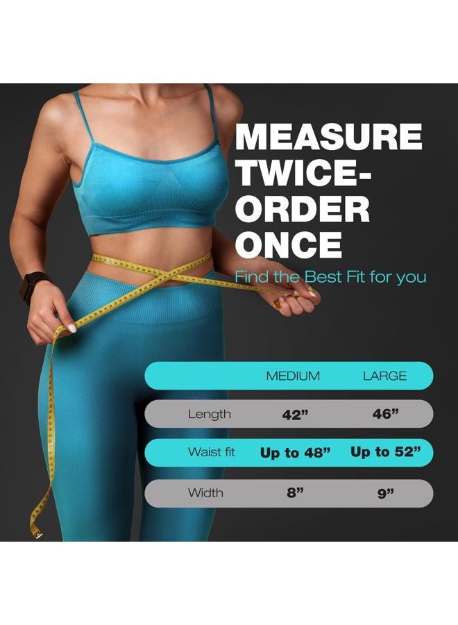 ActiveGear Waist Trainer for Women, Blue Hem, M - Image 4