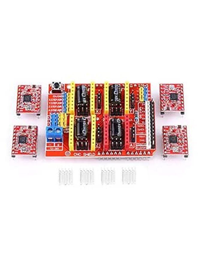 Hapivida CNC Expansion Board 4 Axis with A4988 Stepper Driver for 3D Printer Engraver - Image 1