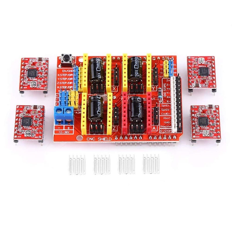 Hapivida CNC Expansion Board 4 Axis with A4988 Stepper Driver for 3D Printer Engraver - Image 2