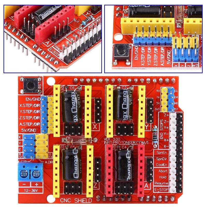 Hapivida CNC Expansion Board 4 Axis with A4988 Stepper Driver for 3D Printer Engraver - Image 5