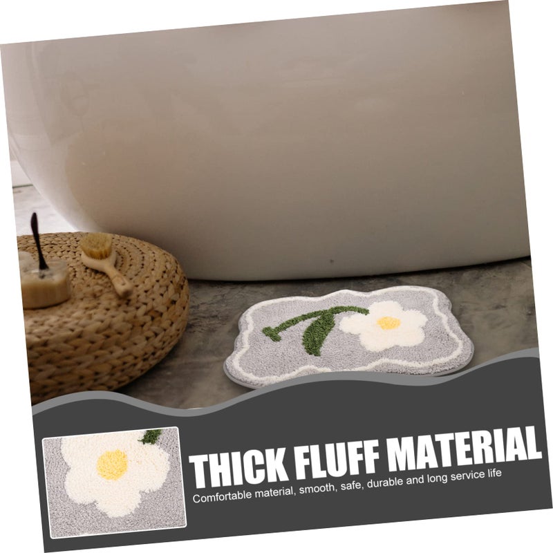 Water Absorbent Quick Dry Soft Microfiber Bathroom Rug Mat for Kitchen Living Room - Image 5