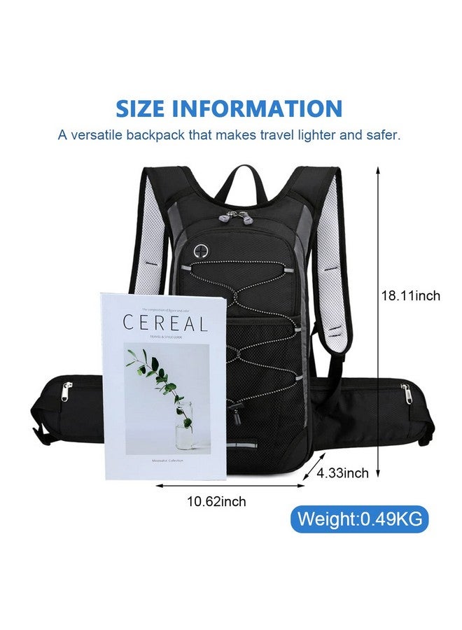 GUSTAVE® Hydration Backpack with 2L Hydration Bag for Hiking Cycling Running MTB, BPA Free Hydration Backpack Professional Hiking Backpack for Men Women Kids, Trekking and Cycling Accessories - Image 4