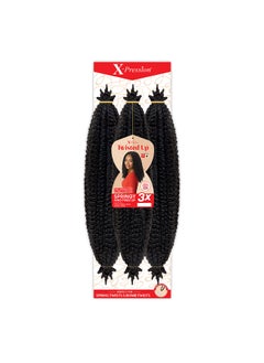 x-pression Xpression Braid Outre Crochet Braids XPression Twisted Up 3X Springy Afro Twist 24inch 1pack 2T1B30 
