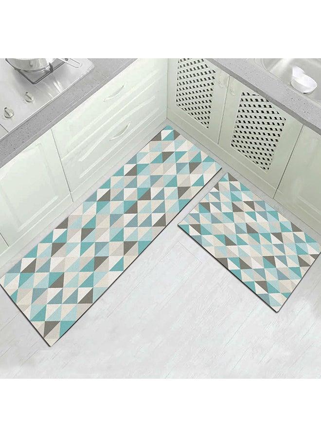 Maston Geometric Pattern Kitchen Floor Mat Multicolour 50X160centimeter - Image 1