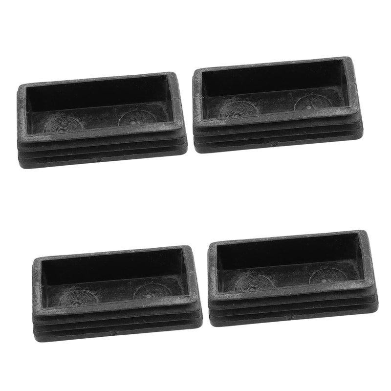 4 Pcs Black Ladder Feet Covers Non Skid Pads Anti Slip Leg Protectors for Home Use - Image 2