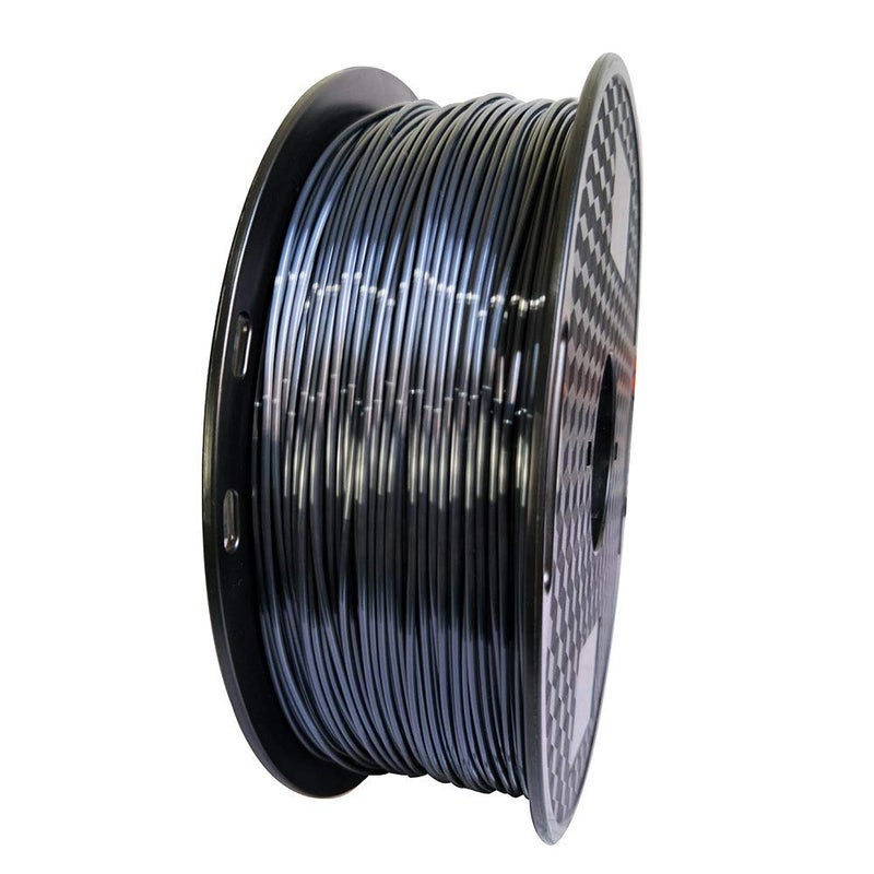 CC3D Silk Black PLA Filament 1.75mm 1KG 3D Printing Filament Silky Black PLA Gloss Shiny Metallic PLA Black 3D Printer Material FDM 3D Printer - Image 2