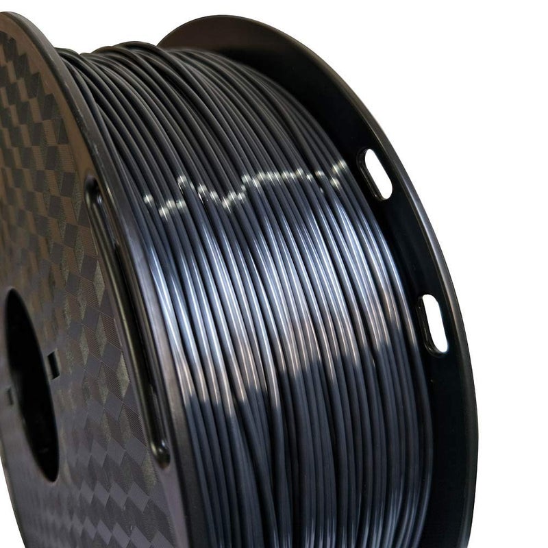 CC3D Silk Black PLA Filament 1.75mm 1KG 3D Printing Filament Silky Black PLA Gloss Shiny Metallic PLA Black 3D Printer Material FDM 3D Printer - Image 3