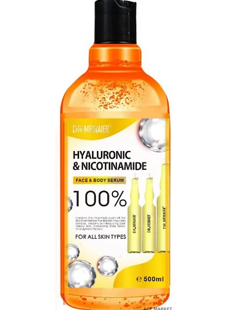 Dr. Martens Dr. Meinaier hyaluronic & nicotinamide 500ml - Image 1