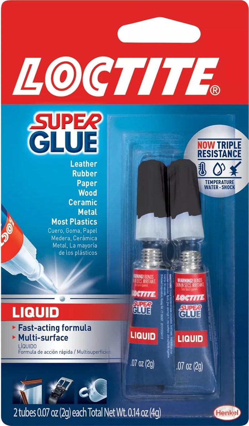 Loctite SUPER GLUE LIQUID ADHESIVE, CLEAR, 4G - Image 1