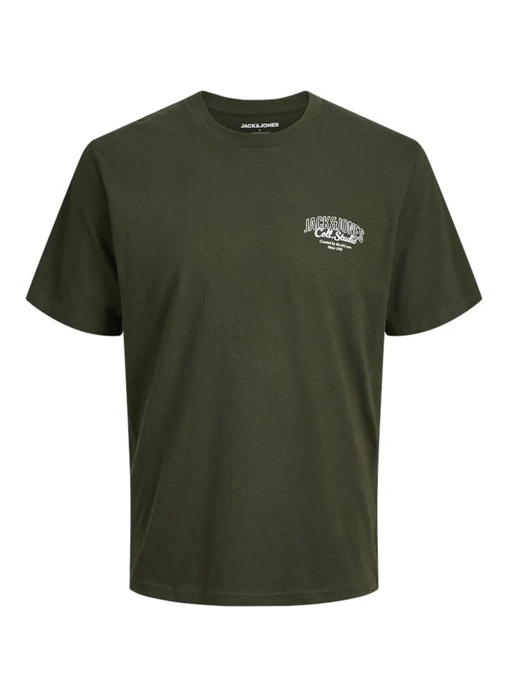 Jack Jones Jjmakoto Graphic Crew Neck T-shirt