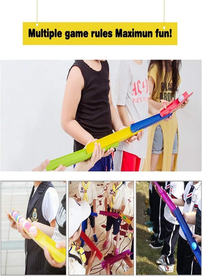 KINDEN Team Building Exercise Activities Pipeline Kit Group Games, Half Pipes Indoor Outdoor Ice Breaker Group Learning Team Work Youth Sports for Kids Teens, Children, Adults Competition Funny Games - Image 3