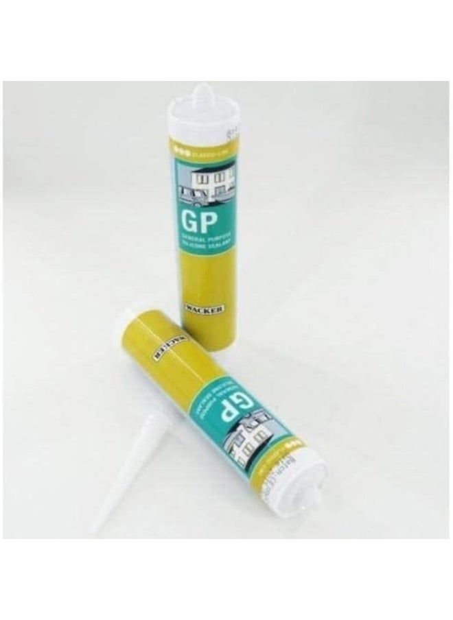 WACKER Wacker Germany Silicone Sealant General Purpose Gp Black 280Ml  - Image 2